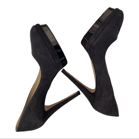 Jimmy Choo Suede Talent Sue Pumps in Mink Pewter Size 40 IT US Women’s 10 - Picture 10 of 16